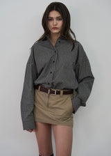 CLASSIC CHECK SHIRT _DARK NAVY