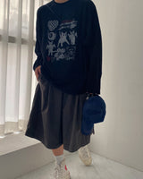 (Unisex) HX Drawing Waffle Knit (4C)