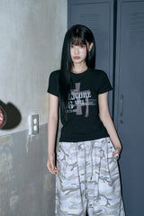 ヴェン コア ウォッシュド スリムフィット Tシャツ