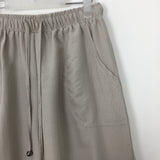 シャーリングハーレムパンツ