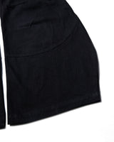 MULTI BUCKLE BLACK DENIM PANTS