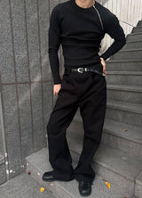 [S/F] Ragaln golgi side zipper slim t-shirts(3color)