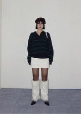 ファーレッグウォーマー(WHITE, BLACK 2COLORS!)