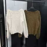 Wood brush hair fur cardigan(2color)