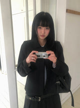 へリンフリルプリーツミディスカート