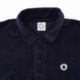 EXAMPLE MINI ROUND LOGO PATCH VELVET POLO SHIRT