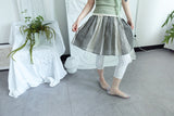 MOMENT PATCH MIX SKIRT