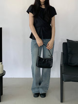 Amélie Shirred Wrap Blouse