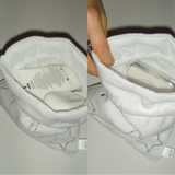 catch star pouch - white