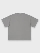 LINE SKULL TEE - GREY
