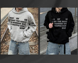 Stay Lettering Cropped Hoodie