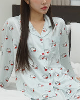 スカイKTシルクパジャマセット