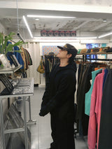 No.1520 fleece CR set-up hood ZIP-UP (3color)