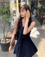 ライクニットショールミニドレス