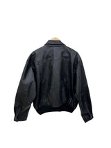 vintage leather jumper