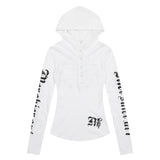 レタリング スリム フィット パーカー Tシャツ 232469367