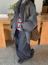 [unisex] ポピスウールハイネックハーフコート