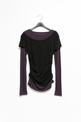 tencel color layered top(4colors)