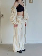 FRILL LAYERED PANTS / CREAM