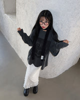 Layered printed oversized fit T-shirt