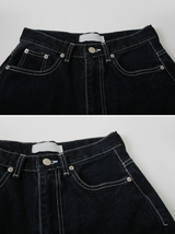 DEVELOP Print Denim Wide Pants