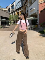 ポイントバッククリップワイドパンツ (3C)
