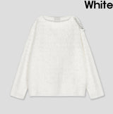 Local shoulder chain hairy knit