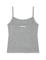 RIBBON SLEEVELESS(GREY)