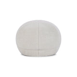 VA Stud Herringbone Slim Newsboy Cap / Ivory