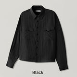 ヘイデンフラップポケットクロップシャツ