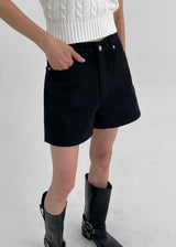 [B-DENIM] COTTON SHORTS 026