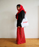 frill jersey scarf