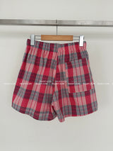 [UNISEX] Patterned Trinkled Short Shorts