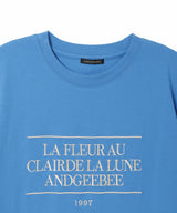UNISEX メッセージエンブロイダリーT