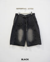 Louve Bermuda Denim Pants
