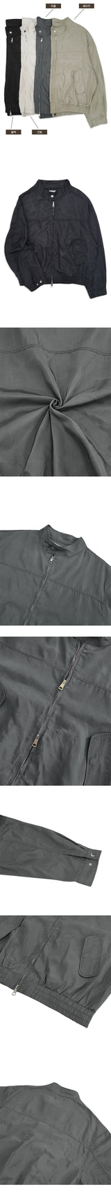ポートボクシーシャッフルネックスリムジャケット