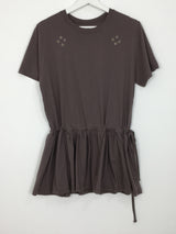 アイレットフリルクルーネックTシャツ (3color)