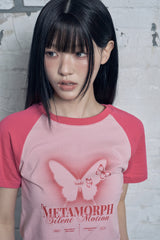 Meta Morph Unicorn Raglan Slim fit Short Sleeved T-SHIRT