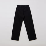 WOMAN クラシックブラッシュドコットンパンツ BLACK