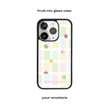 fruit mix glass case