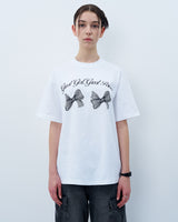ツインリボンTシャツ　ホワイト