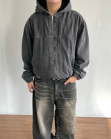 Denim Hooded Jumper