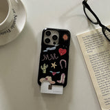 [Mademoment] vintage western mood design iphone card case