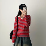 Pearlo Stripe Dangara Cara Long Sleeve T-shirt