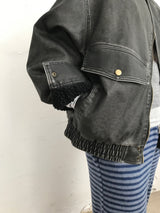 [MD Pick] グランジレザーマスタングジャケット (2color)