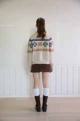 SNOWFLAKE CARDIGAN (2 COLORS)