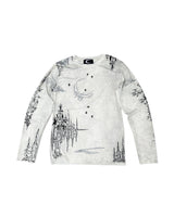 "ØNYX ワックス長袖Tシャツ"