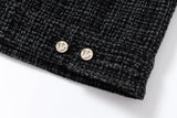 BEADED PIPE EMBROIDERY CROSS JACQUARD DETROIT JACKET