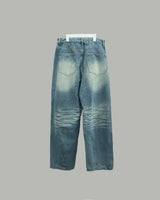 Frang washed denim pants