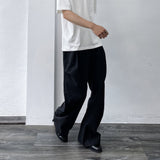 Curved Structure Wide Pants